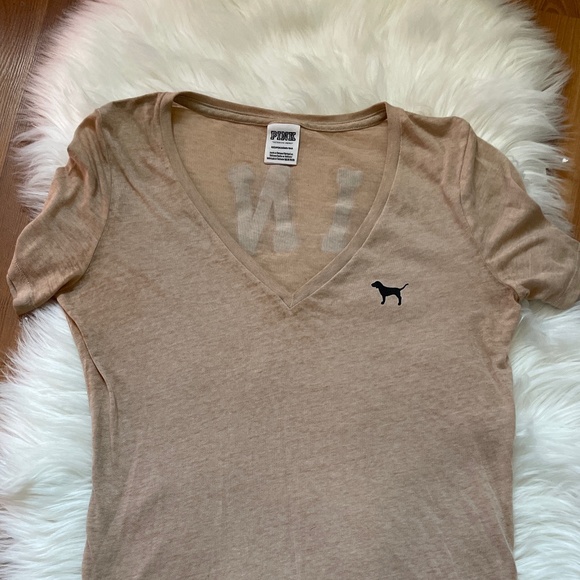 PINK by Victoria Secret V-Crew Neck Shirt Size XS - Picture 7 of 10